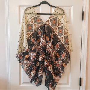 Colorful Boho Poncho